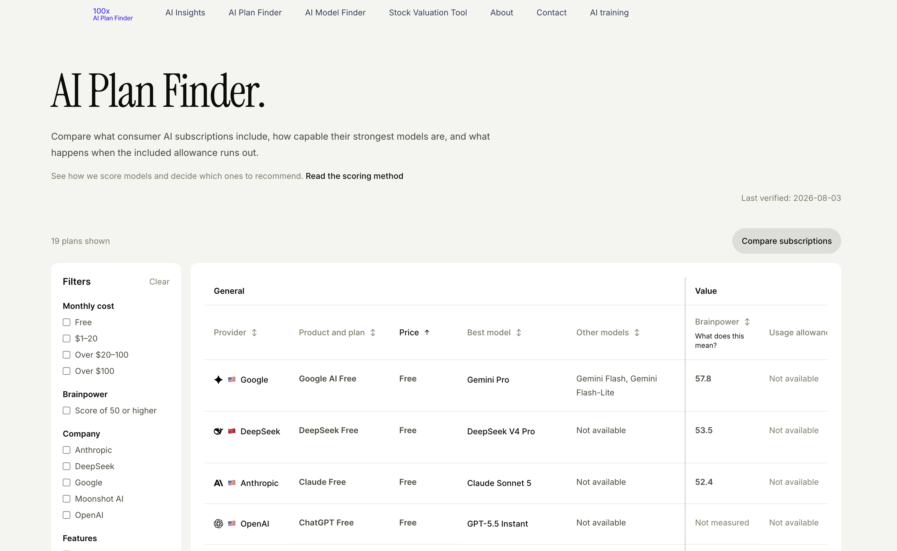 AI Plan Finder preview